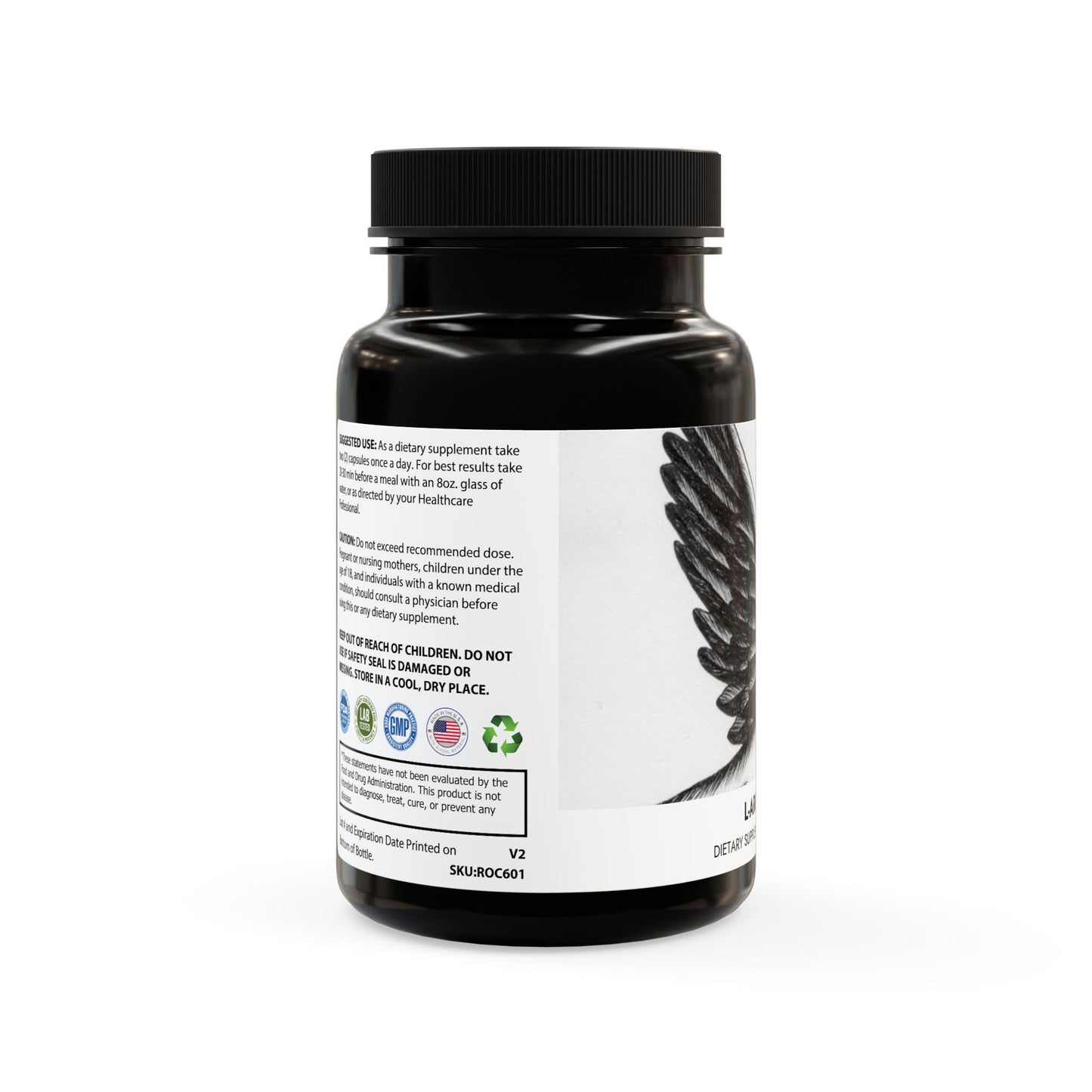 G.O.D🕊️ L-Arginine Supplement (60 Capsules)