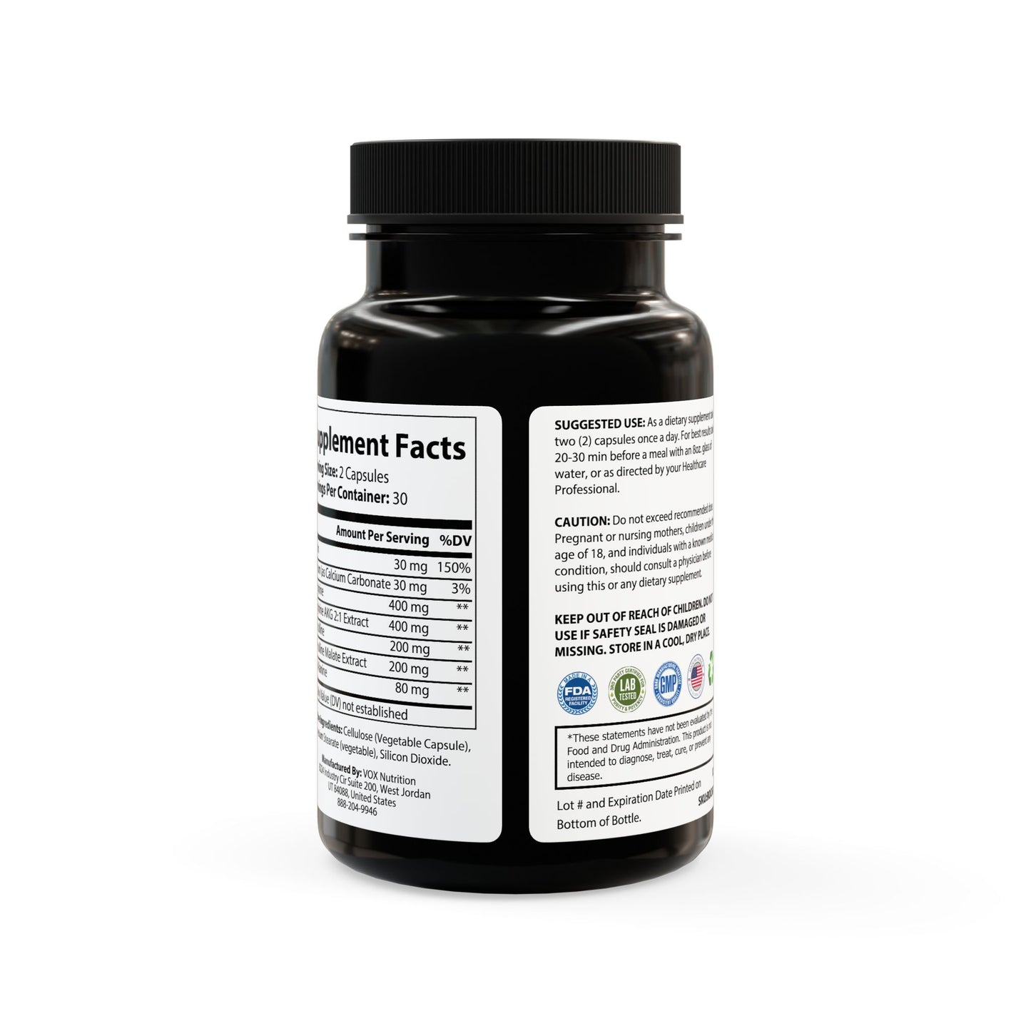 G.O.D🕊️ L-Arginine Supplement (60 Capsules)