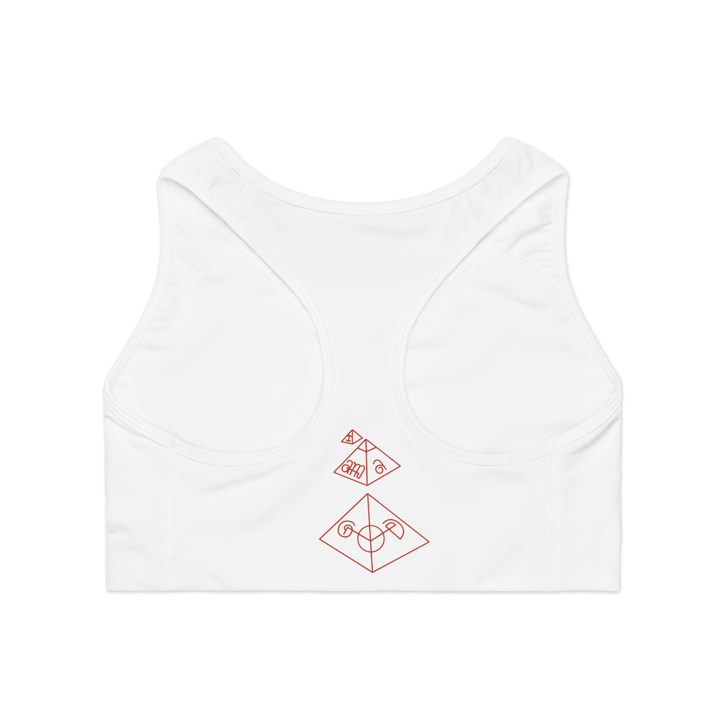 🕊️Giza🔺🔻🔺 Sports Bra with Dove Design