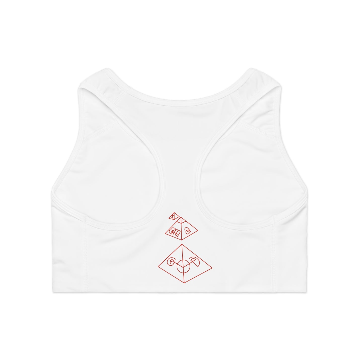 🕊️Giza🔺🔻🔺 Sports Bra with Dove Design