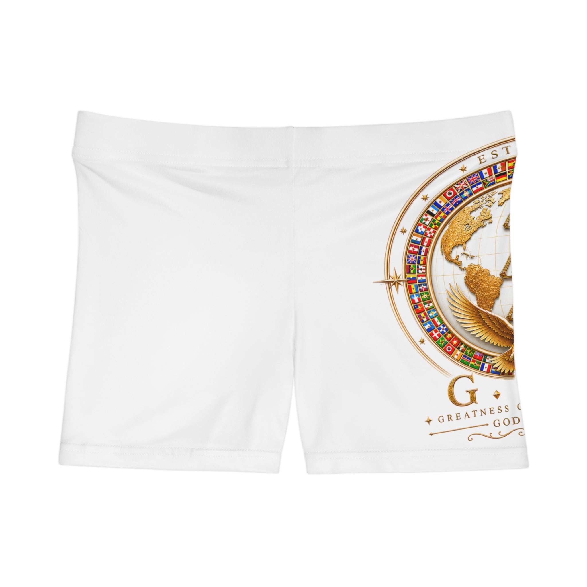 G.O.D 🕊️🌎 Signature Logo Woman’s Shorts