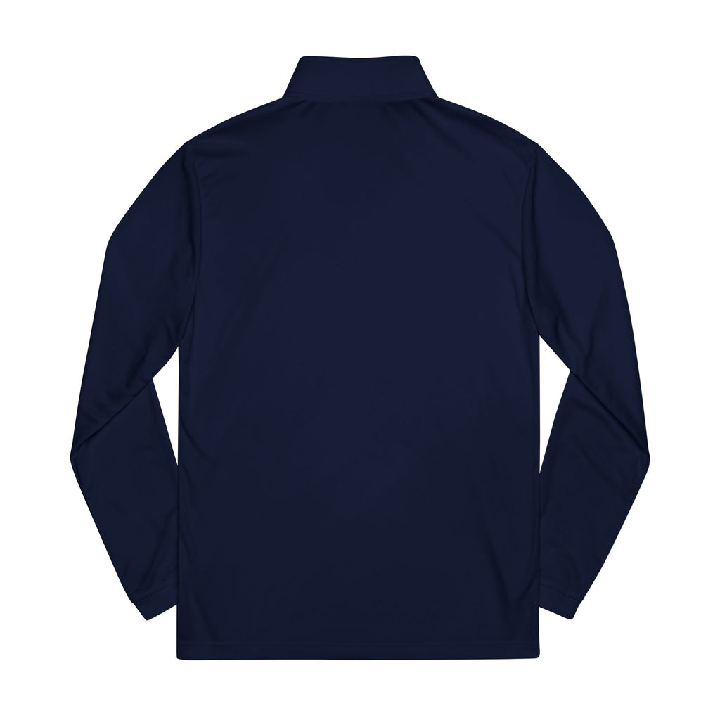 G.O.D 🕊️🌎 Signature Logo  — adidas® Performance Quarter-Zip Pullover (Embroidery)
