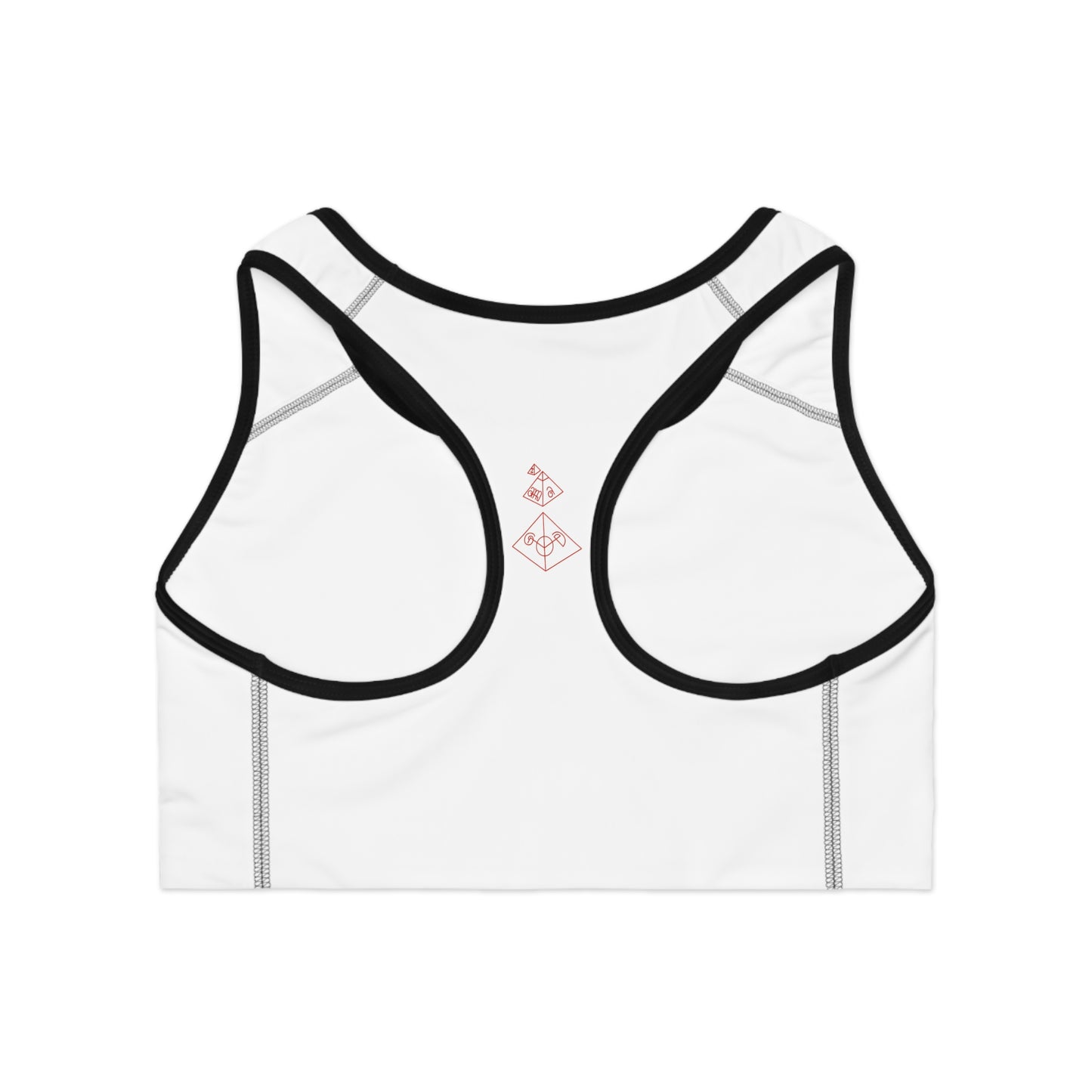 🕊️Giza🔺🔻🔺 Sports Bra with Dove Design
