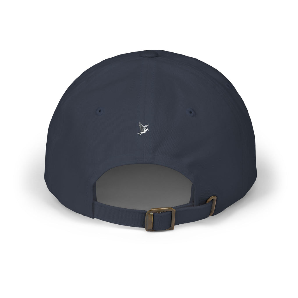 🕊️🌎 - GOD Globe Embroidered White Baseball Hat