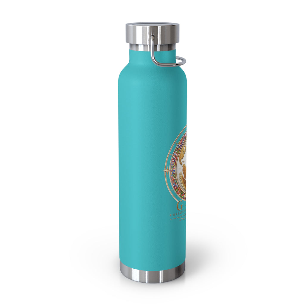 G.O.D 🌎🕊️ Copper Vacuum Insulated Bottle, 22oz