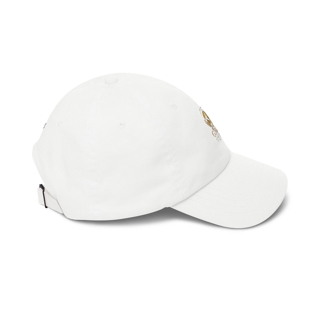 🕊️🌎 - GOD Globe Embroidered White Baseball Hat