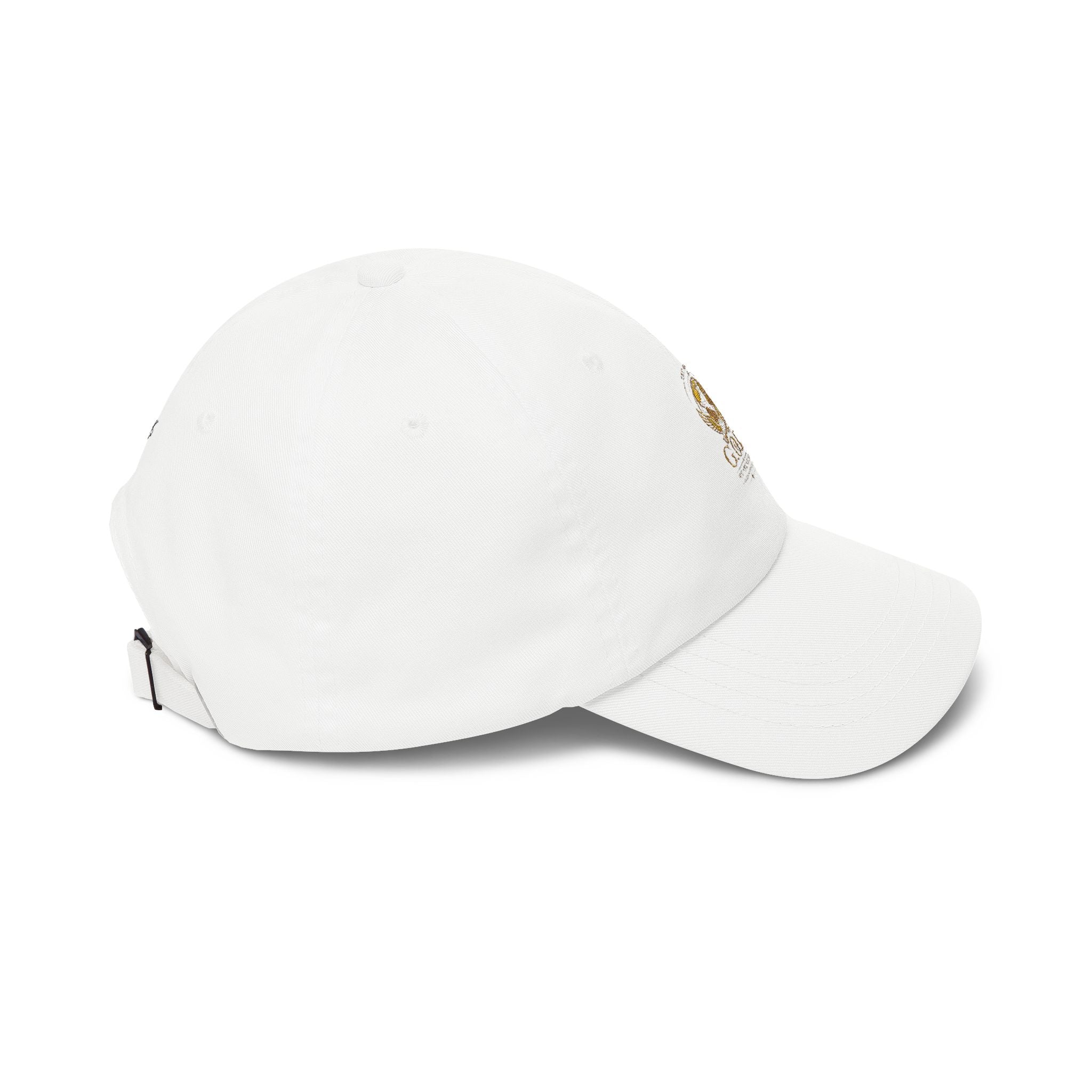 🕊️🌎 - GOD Globe Embroidered White Baseball Hat