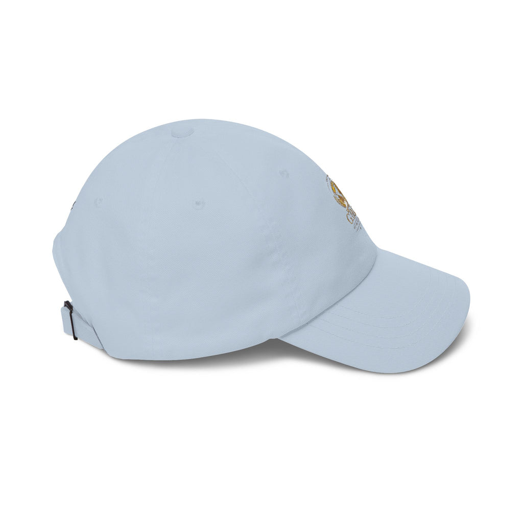 🕊️🌎 - GOD Globe Embroidered White Baseball Hat