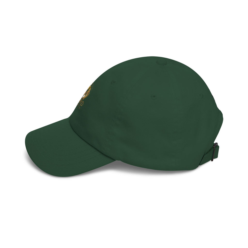 🕊️🌎 - GOD Globe Embroidered White Baseball Hat