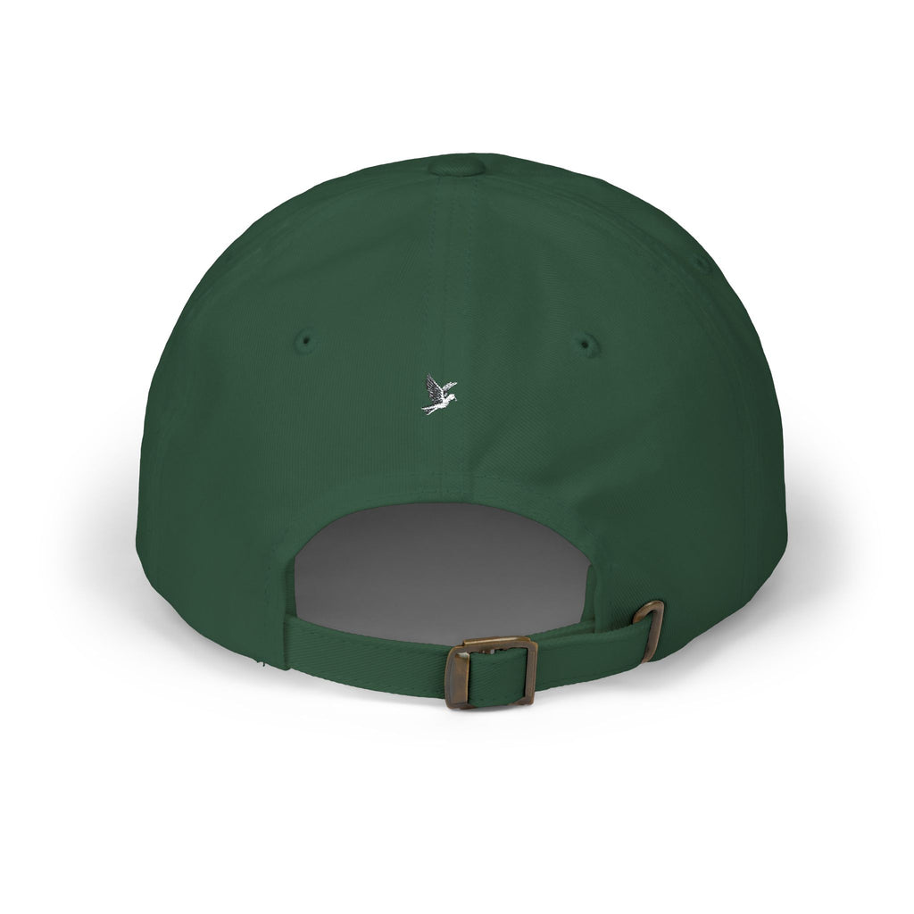 🕊️🌎 - GOD Globe Embroidered White Baseball Hat
