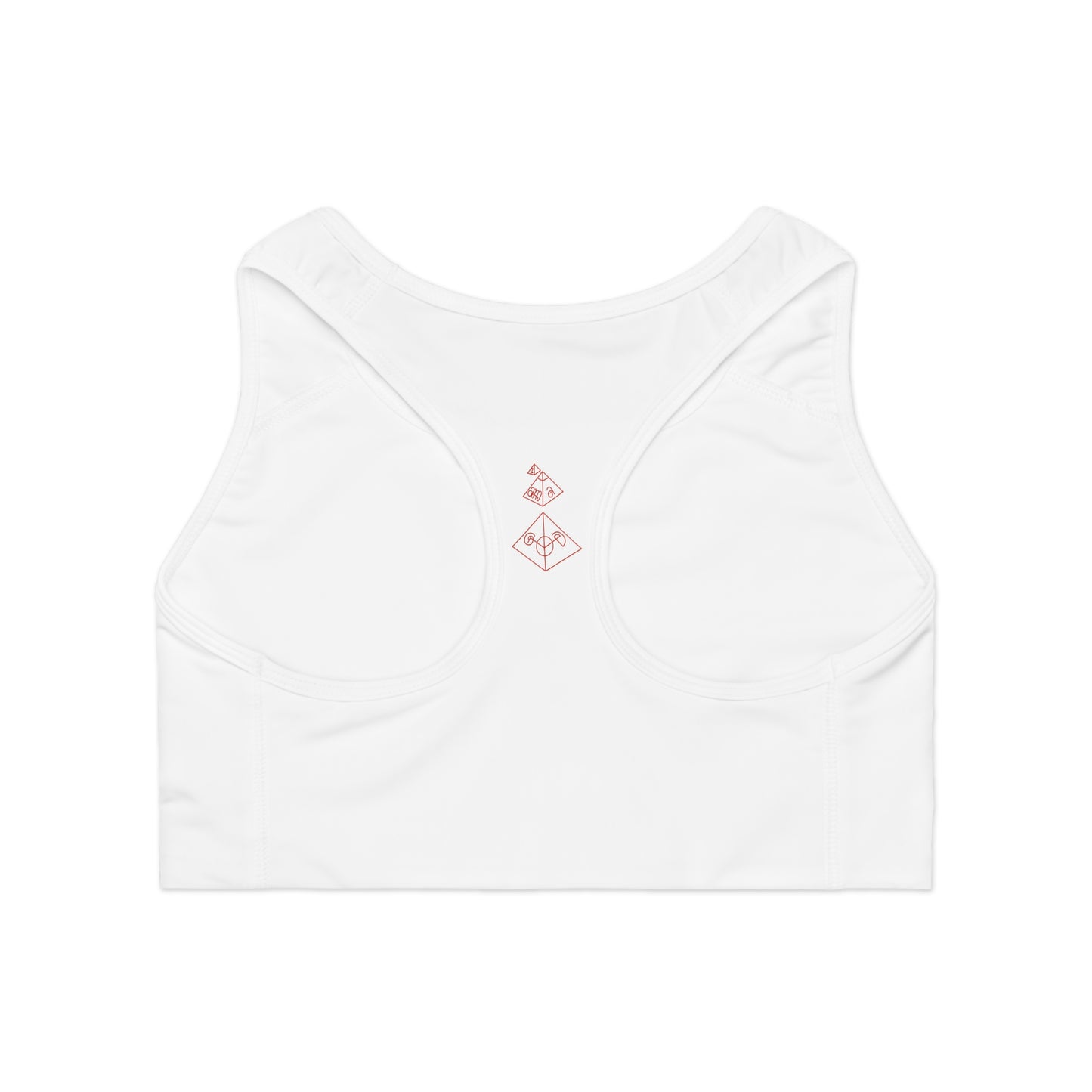 🕊️Giza🔺🔻🔺 Sports Bra with Dove Design