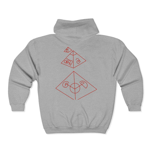 🕊️G.O.D 🔻🔺🔻 Full Zip Hooded Sweatshirt