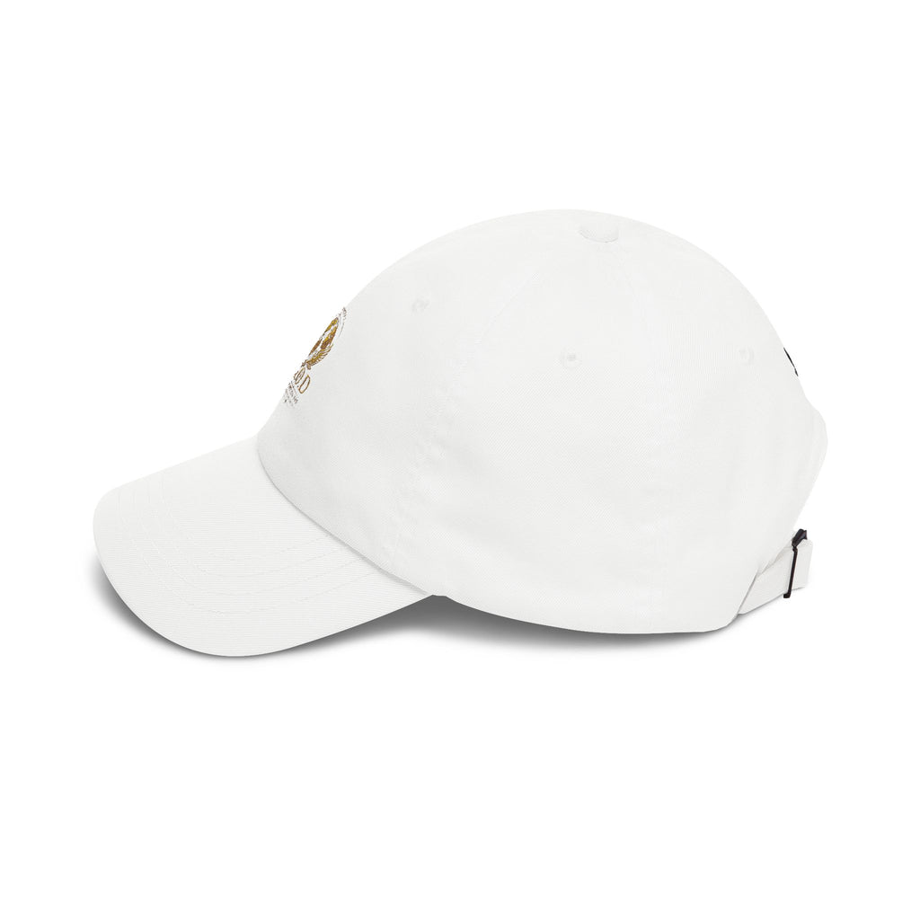 🕊️🌎 - GOD Globe Embroidered White Baseball Hat