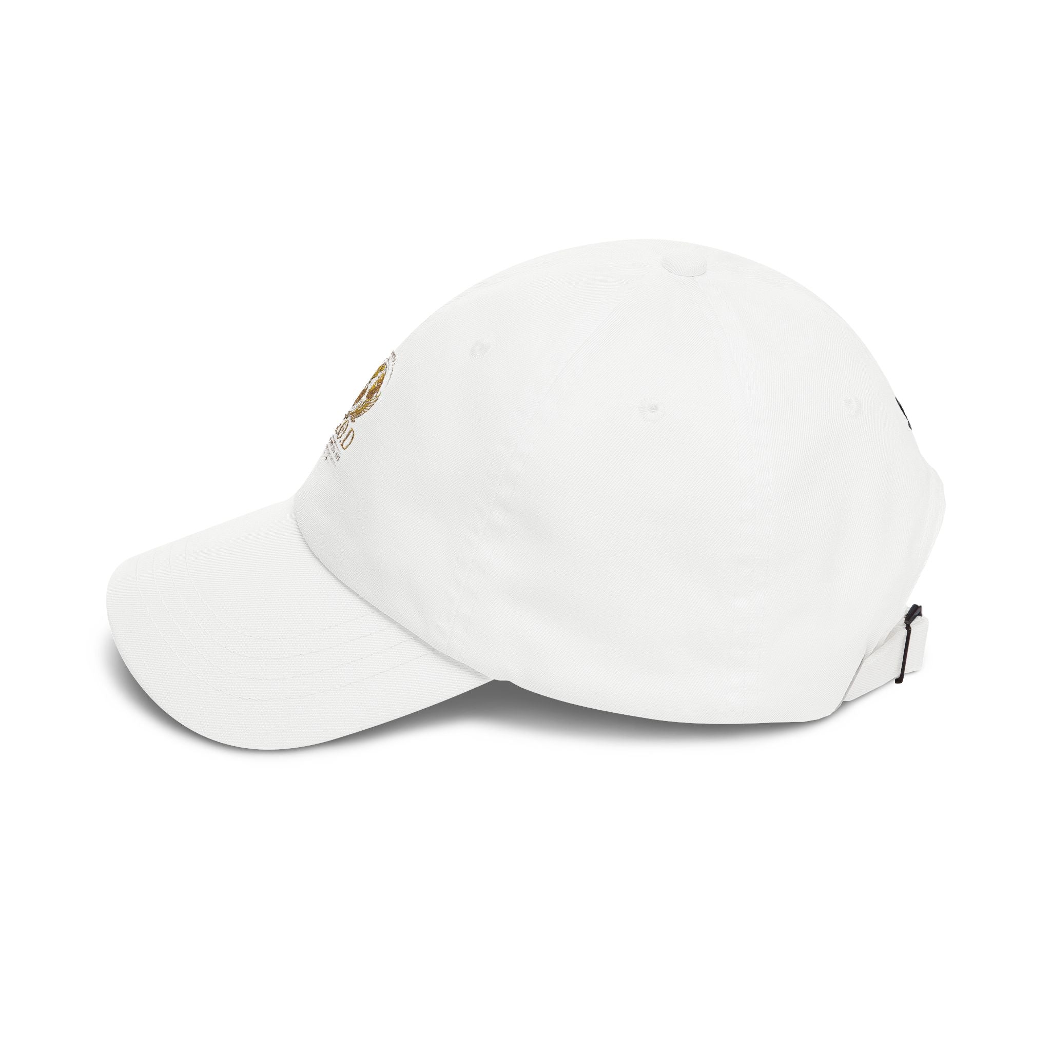 🕊️🌎 - GOD Globe Embroidered White Baseball Hat